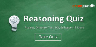 Reasoning Quiz - Puzzle