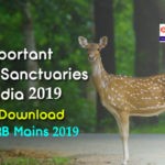 Wildlife Sanctuaries in India PDF 2019