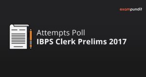 IBPS Clerk Prelims 2017