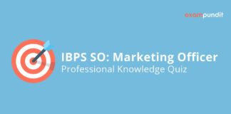 IBPS SO Marketing Officer Professional Knowledge