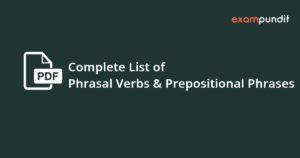phrasal verbs pdf