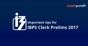 ibps clerk prelims 2017