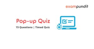 pop-up quiz