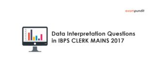 Data Interpretation Questions in IBPS CLERK MAINS 2017