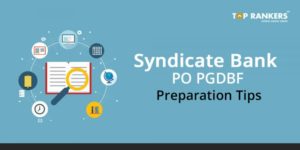 Syndicate Bank PGDBF