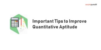 Important Tips to Improve Quantitative Aptitude