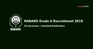 NABARD Grade A 2018