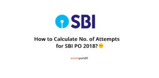 How to Calculate No. of Attempts for SBI PO 2018