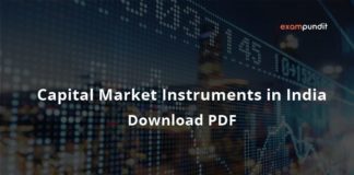 Capital Market Instruments in India