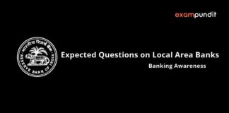Expected Questions on Local Area Banks