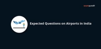Expected Questions on Airports in India