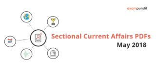 Sectional Current Affairs PDFs May 2018