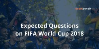 Expected Questions on FIFA World Cup 2018
