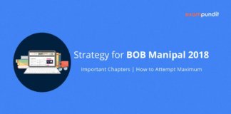 Strategy for BOB Manipal 2018