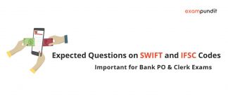 Expected Questions on SWIFT and IFSC Codes