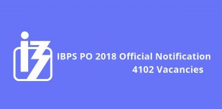 IBPS PO 2018 Notification