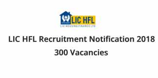 LIC HFL Recruitment Notification 2018