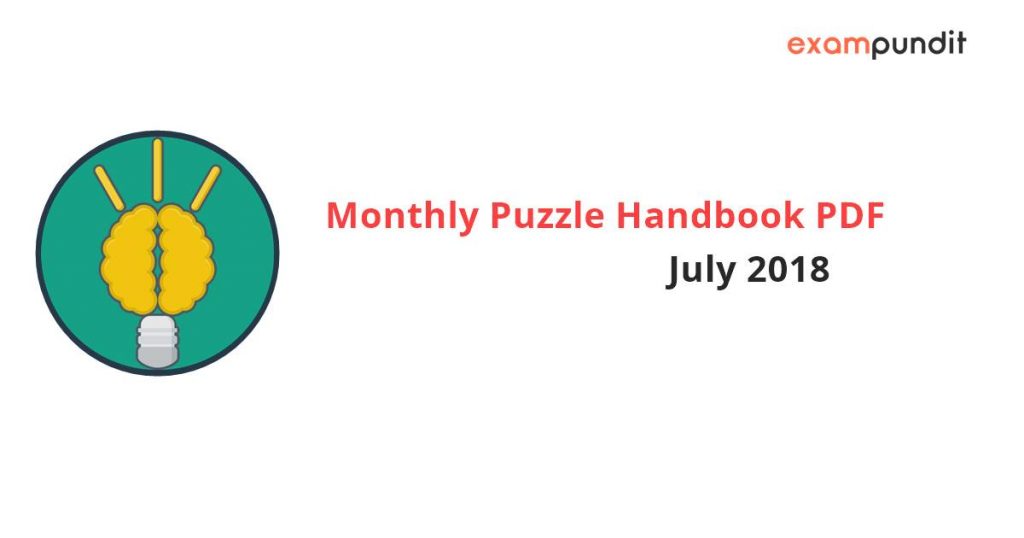 Monthly Puzzle Handbook PDF July 2018