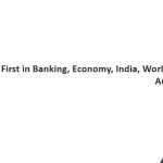 First in Banking, Economy, India, World & Sports August 2018