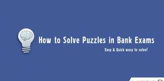 How to Solve Puzzles in Bank Exams
