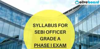 Syllabus for SEBI Officer Grade A
