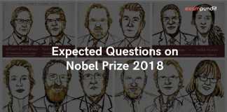 Expected Questions on Nobel Prize 2018