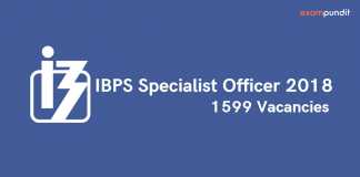 IBPS Specialist Officer 2018