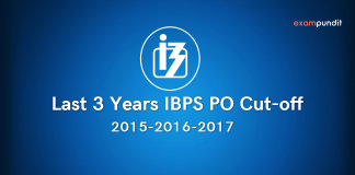 Last 3 Years IBPS PO Prelims and Mains Cut-off