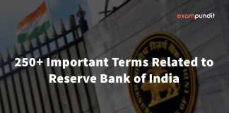 Important Terms Related to RBI PDF