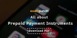 Prepaid Payment Instruments