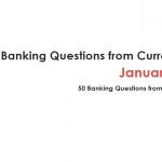 Banking Questions from January 2019 Current Affairs