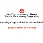 CWC Recruitment 2019 Exam Patterns of All Posts