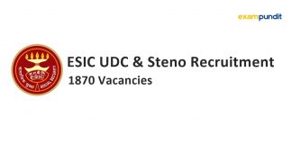 ESIC Recruitment 2019
