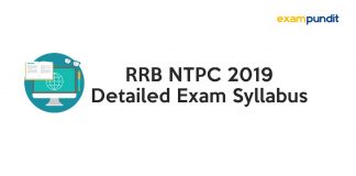 RRB NTPC 2019 Exam Syllabus