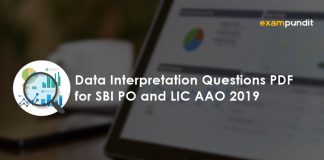 Data Interpretation Questions for SBI PO and LIC AAO 2019