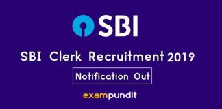 SBI Clerk 2019 - 8593 Vacancies