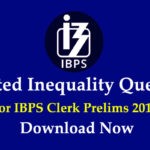 Inequality Questions and Answers PDF Download