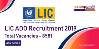 LIC ADO Recruitment 2019