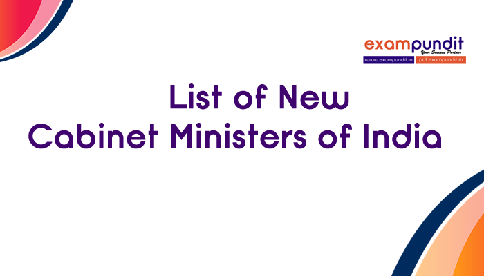 List Of New Cabinet Ministers Of India 2019 Exampundit In