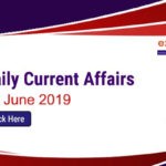 Daily Current Affairs 2nd June 2019