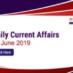 Daily Current Affairs 3rd June 2019