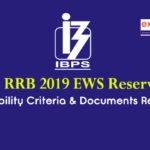IBPS RRB EWS Reservation