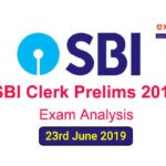 SBI Clerk Prelims Exam Analysis