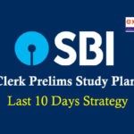SBI Clerk Prelims Study Plan 2019