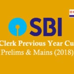 SBI Clerk Previous Year Cut Off