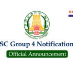 TNPSC Group 4 2019 Notification