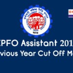EPFO Assistant Previous Year Cut off