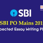 Essay Writing for SBI PO