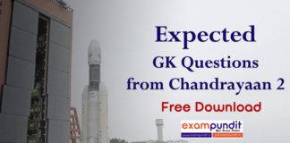 Expected GK Questions from Chandrayaan 2