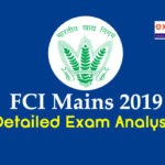 FCI Mains Exam Analysis 2019